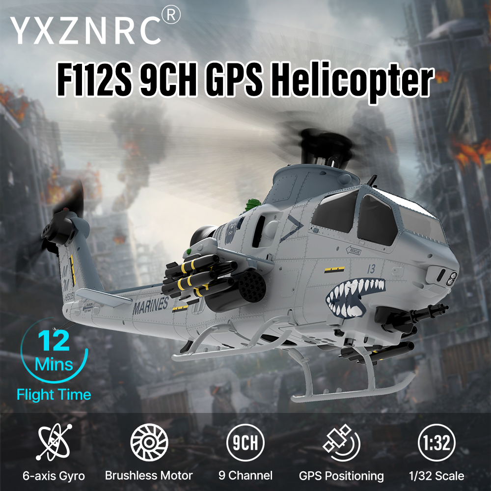 Rc Helicopter Gyro - طائرة هليكوبتر YUXIANG RC F112S 9CH