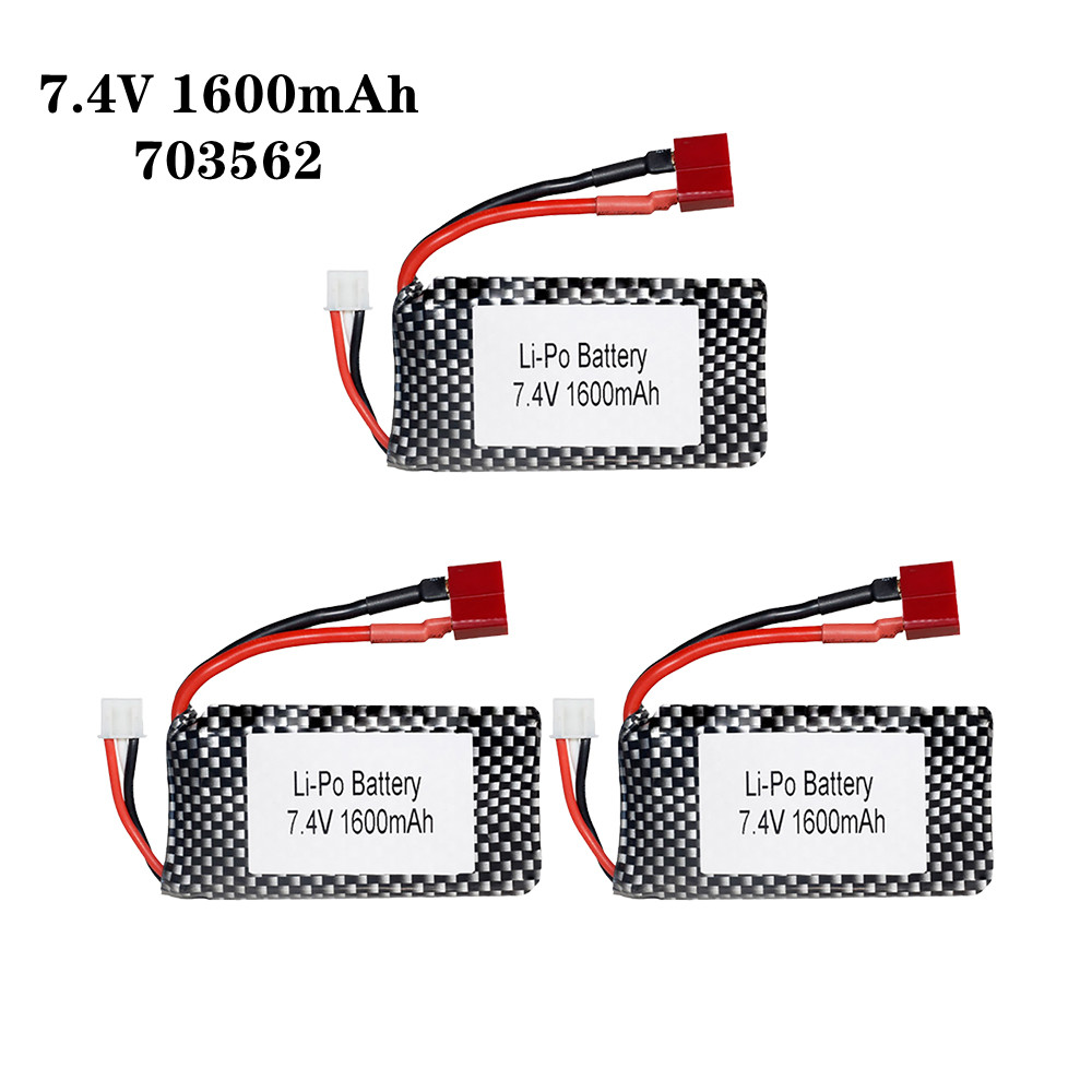 Rc Helicopter Coaxial - 1/2/3 قطعة/الوحدة 7.4 فولت 1600 مللي