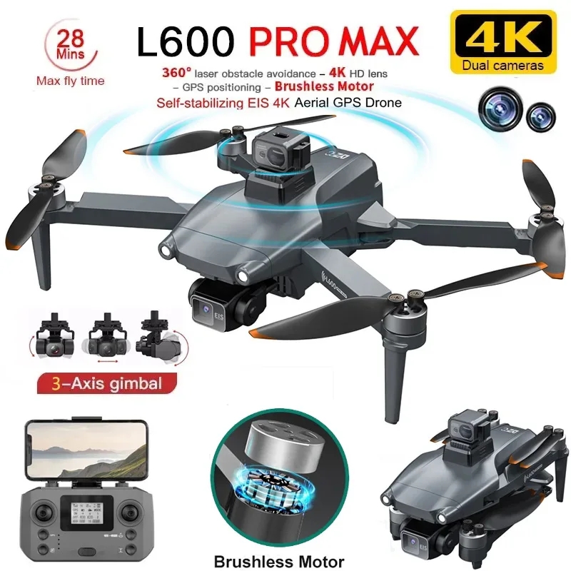 L600 PRO MAX GPS الطائرة بدون  - مراجعة Rc Helicopter Case وسعره