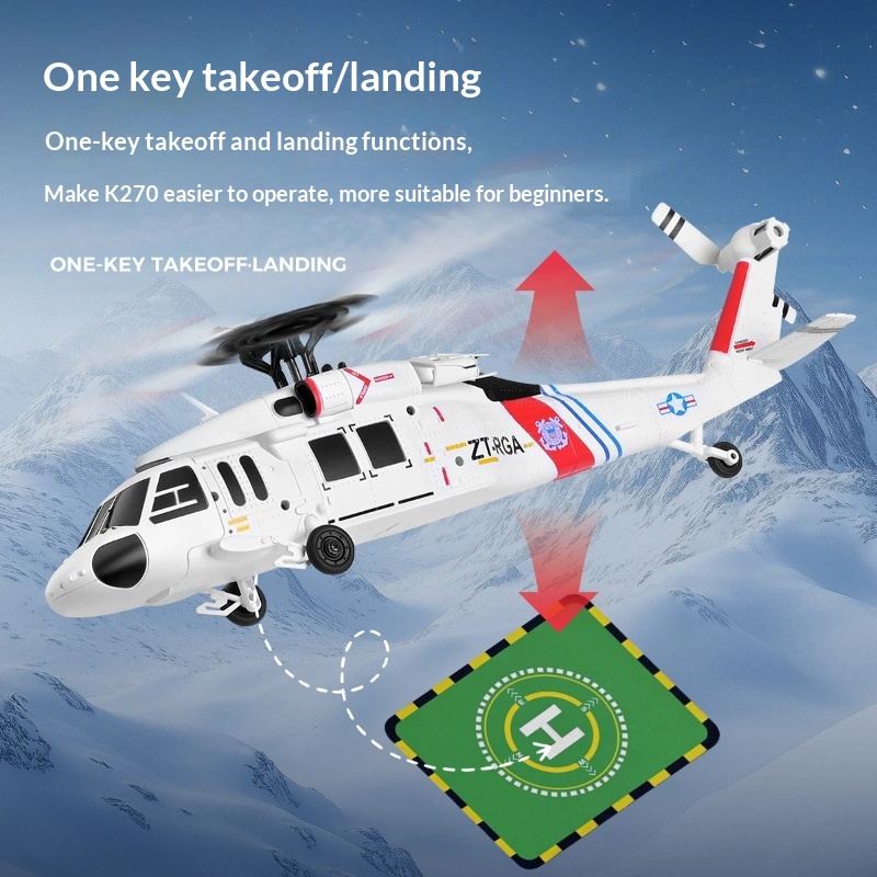 طائرة هليكوبتر Wltoys K270 بلا - مراجعة Rc Helicopter Gyro وسعره